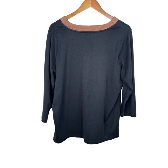 Lauren Ralph Lauren Womens 2X Black Brown Classic Capsule‎ Staple Career - Picture 2 of 10